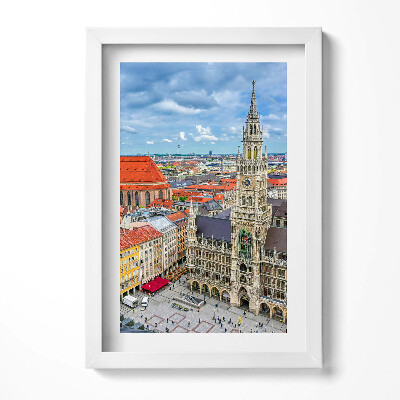 Tablou rama decorativ Primăria Marienplatz din München