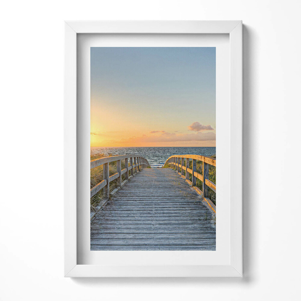 Tablou living cu rama decorativ Vacanțe la plajă în Germania