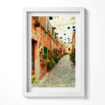 Tablou rama decorativ O stradă din satul Valldemossa