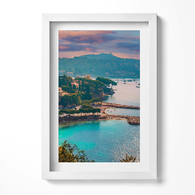 Tablou rama decorativ Vedere a Rivierei Franceze