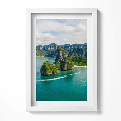 Tablou rama decorativ Insulă în Thailanda