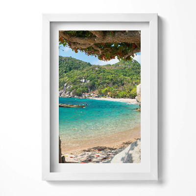 Tablou rama decorativ Vedere la mare Koh Tao Thailanda