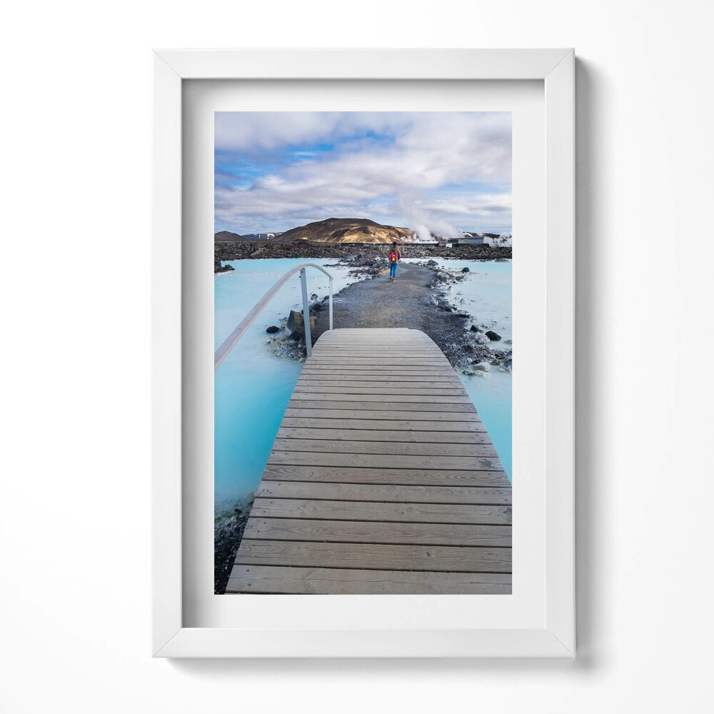 Tablou living cu rama decorativ Atracție în Islanda