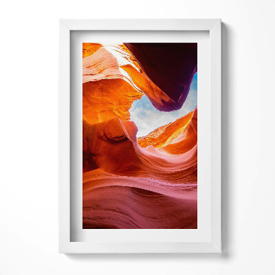 Tablou living cu rama decorativ Peisaj stâncos al canionului