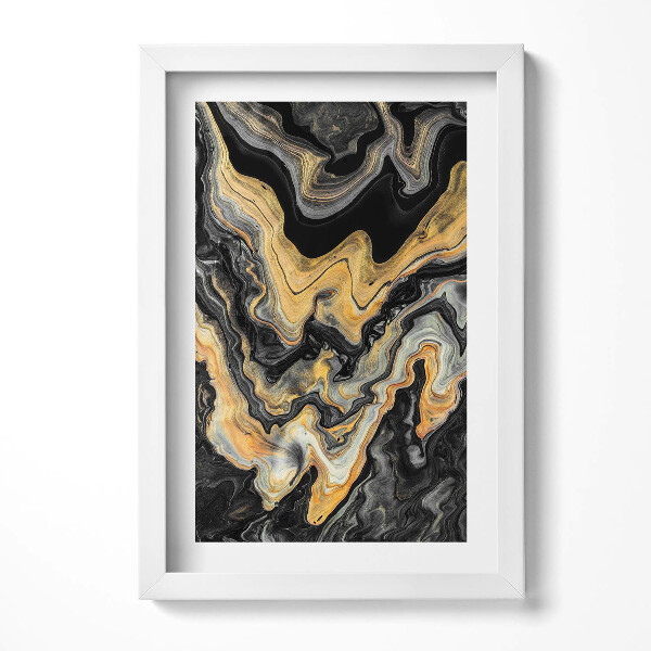 Tablou rama decorativ Artă modernă din marmură