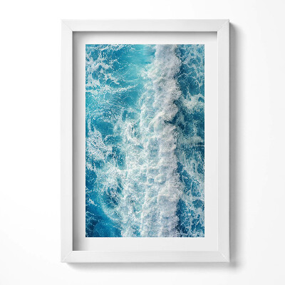 Tablou living cu rama decorativ Vedere aeriană a unui val oceanic