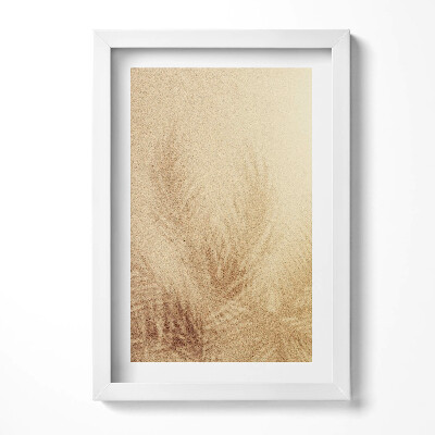 Tablou rama decorativ Vacanță pe plajă cu nisip