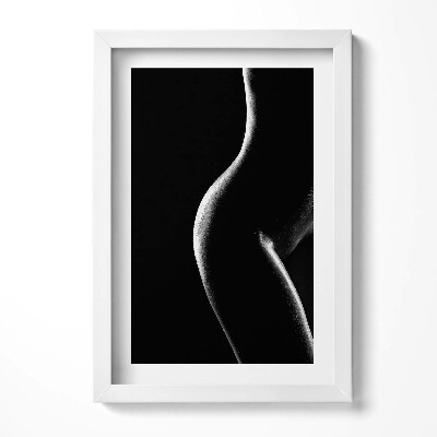 Tablou rama decorativ Corpul uman - siluetă feminină senzuală