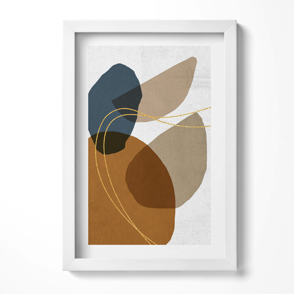 Tablou living cu rama decorativ Compoziție boho abstractă