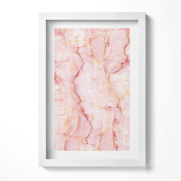 Tablou living cu rama decorativ Textură de marmură glamour