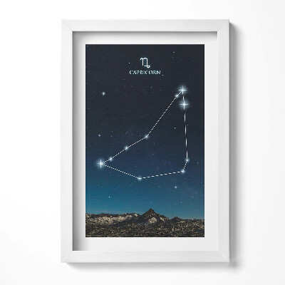 Tablou rama decorativ Constelația zodiacală Capricorn
