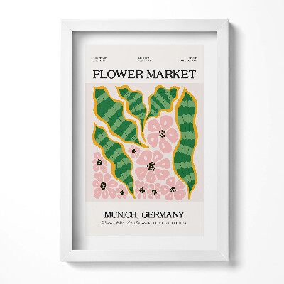 Tablou rama decorativ Ilustrație a plantelor și florilor