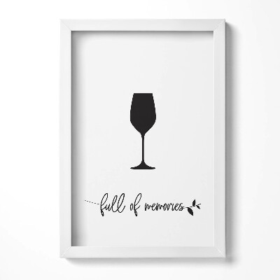 Tablou rama decorativ Inscripție bucătărie și sufragerie „plină de amintiri”