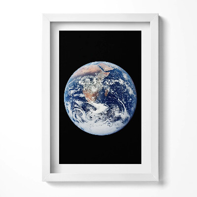 Tablou rama decorativ Pământul văzut din spațiu