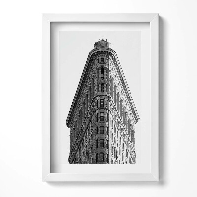 Tablou living cu rama decorativ Clădire simetrică