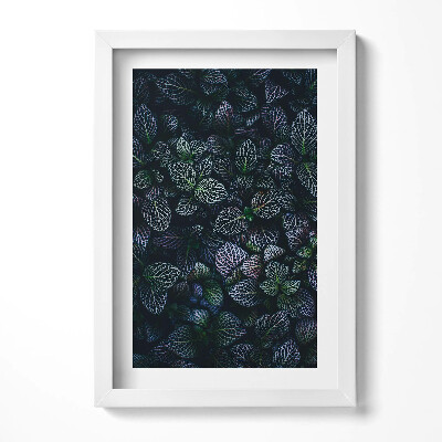 Tablou rama decorativ Frunze sălbatice întunecate