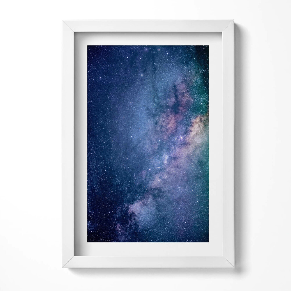 Tablou living cu rama decorativ Spațiu înstelat