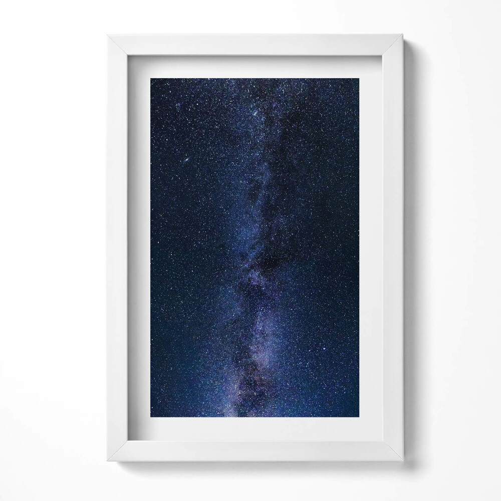 Tablou living cu rama decorativ Fotografie cu spațiu și stele