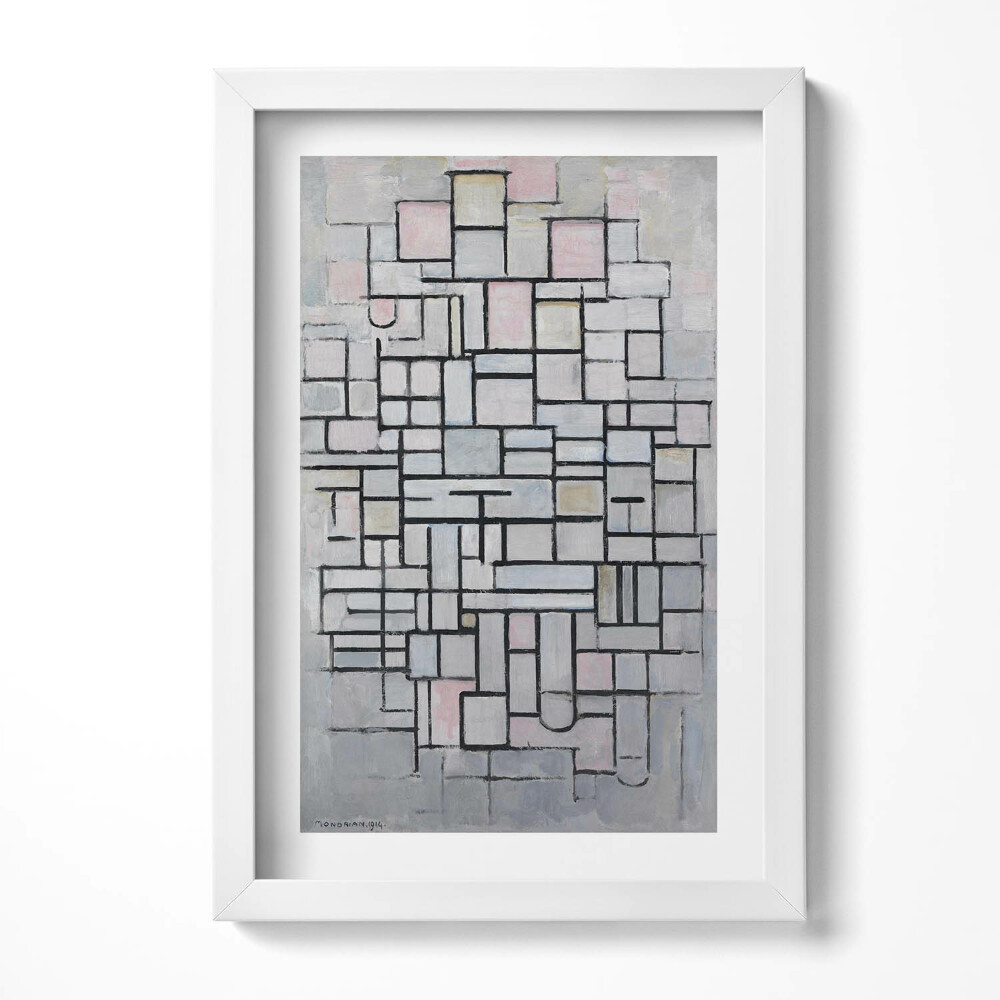 Tablou rama decorativ Artă modernă - Schiță geometrică