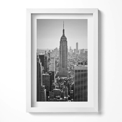 Tablou rama decorativ Vedere a zgârie-norilor din New York