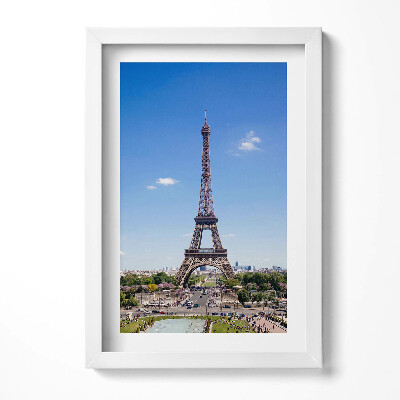 Tablou living cu rama decorativ Peisaj Turnul Eiffel Paris Franța