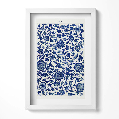 Tablou rama decorativ Model floral vintage