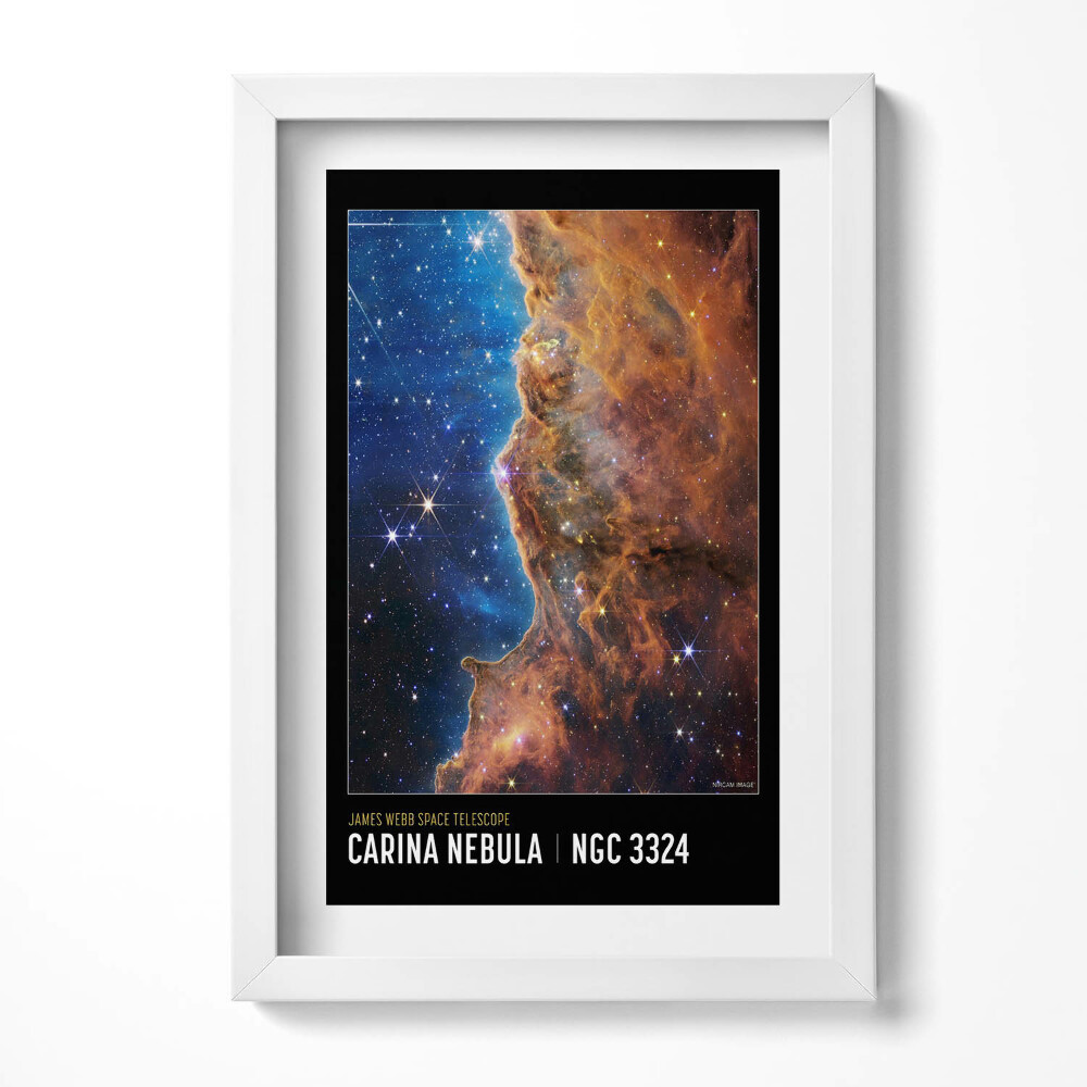 Tablou rama decorativ Poster cu tematică spațială, fotografie NASA