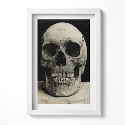 Tablou rama decorativ Schelet de craniu uman