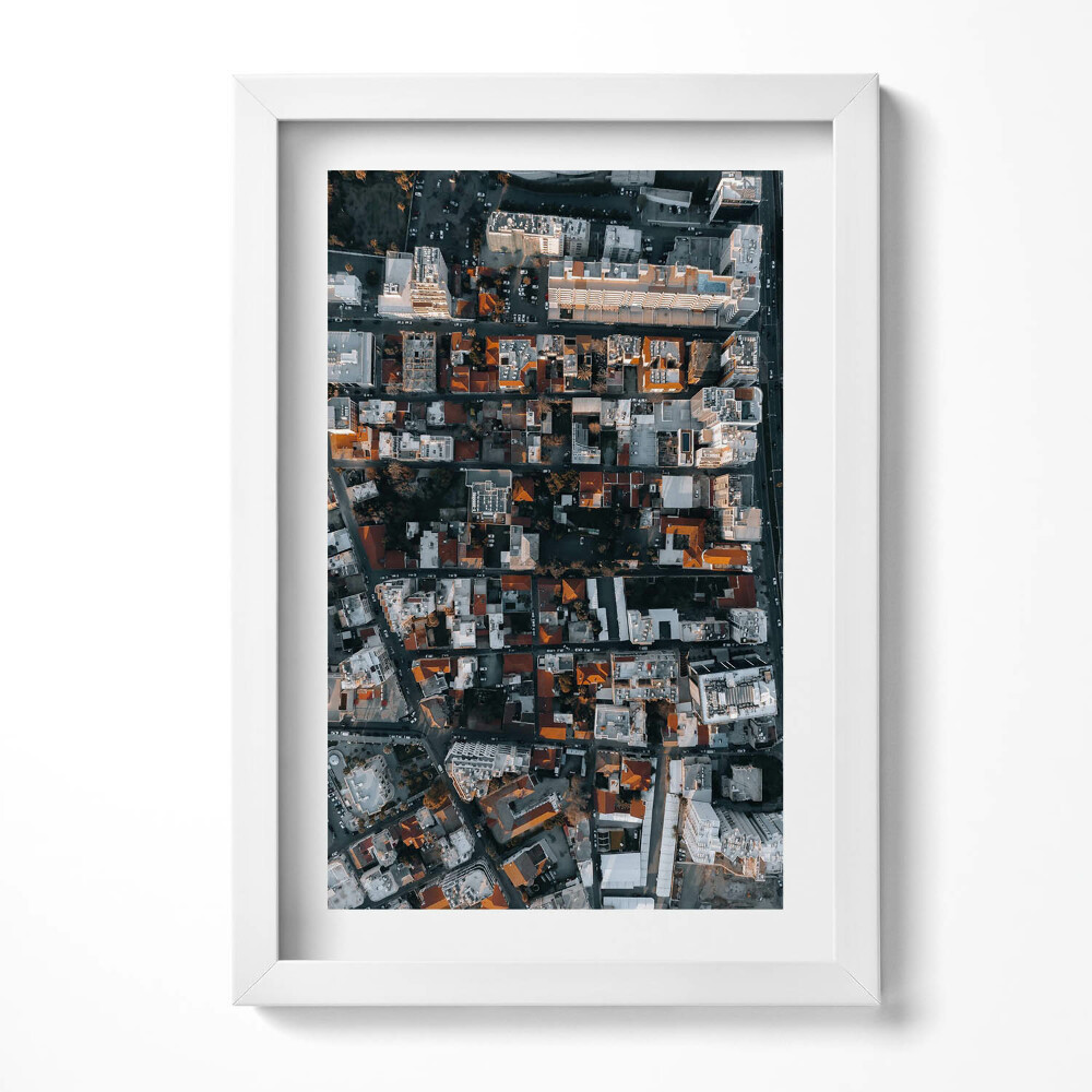 Tablou living cu rama decorativ Vedere de sus Limassol Cipru