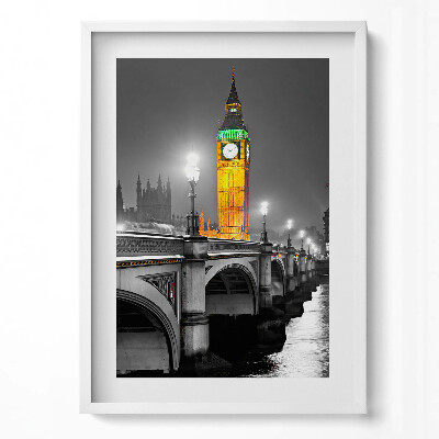 Tablou rama modern Big Ben în Marea Britanie