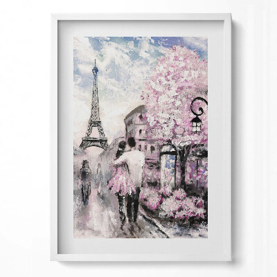 Tablou living cu rama modern Paris și Turnul Eiffel