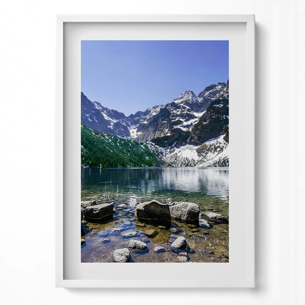 Tablou rama modern Lac de munte - peisaj