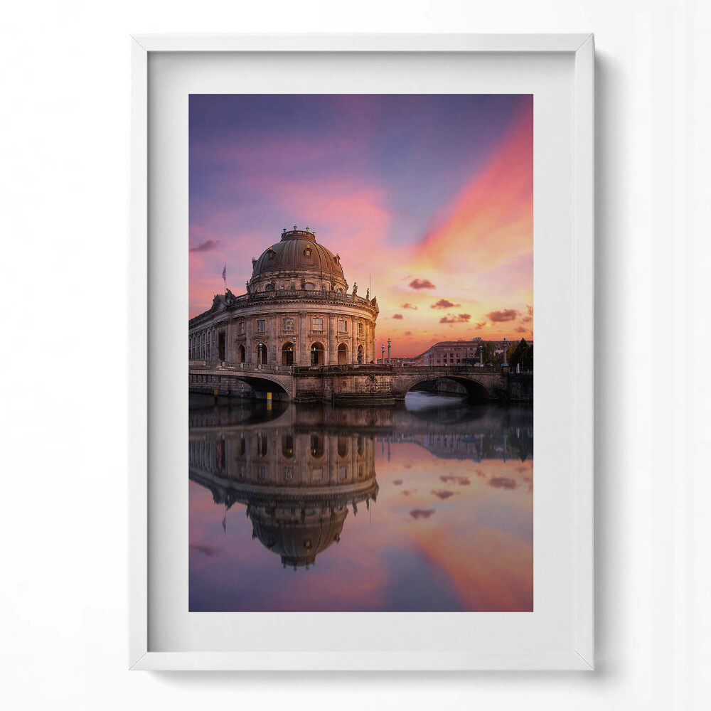 Tablou living cu rama modern Vedere a orașului seara