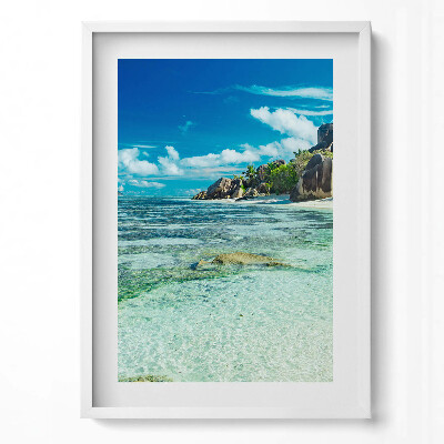 Tablou rama modern Vedere a oceanului limpede