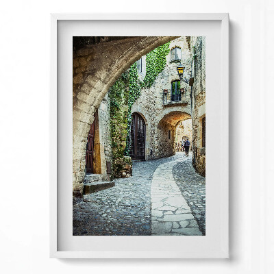 Tablou rama modern Stradă veche din oraș