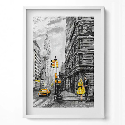 Tablou rama modern Străzile din Empire State Building