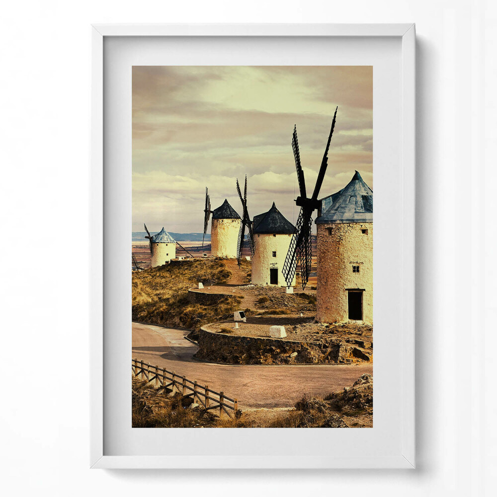 Tablou rama modern Morile de vânt din Cosuegra