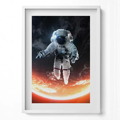 Tablou rama modern Astronautul în spațiu