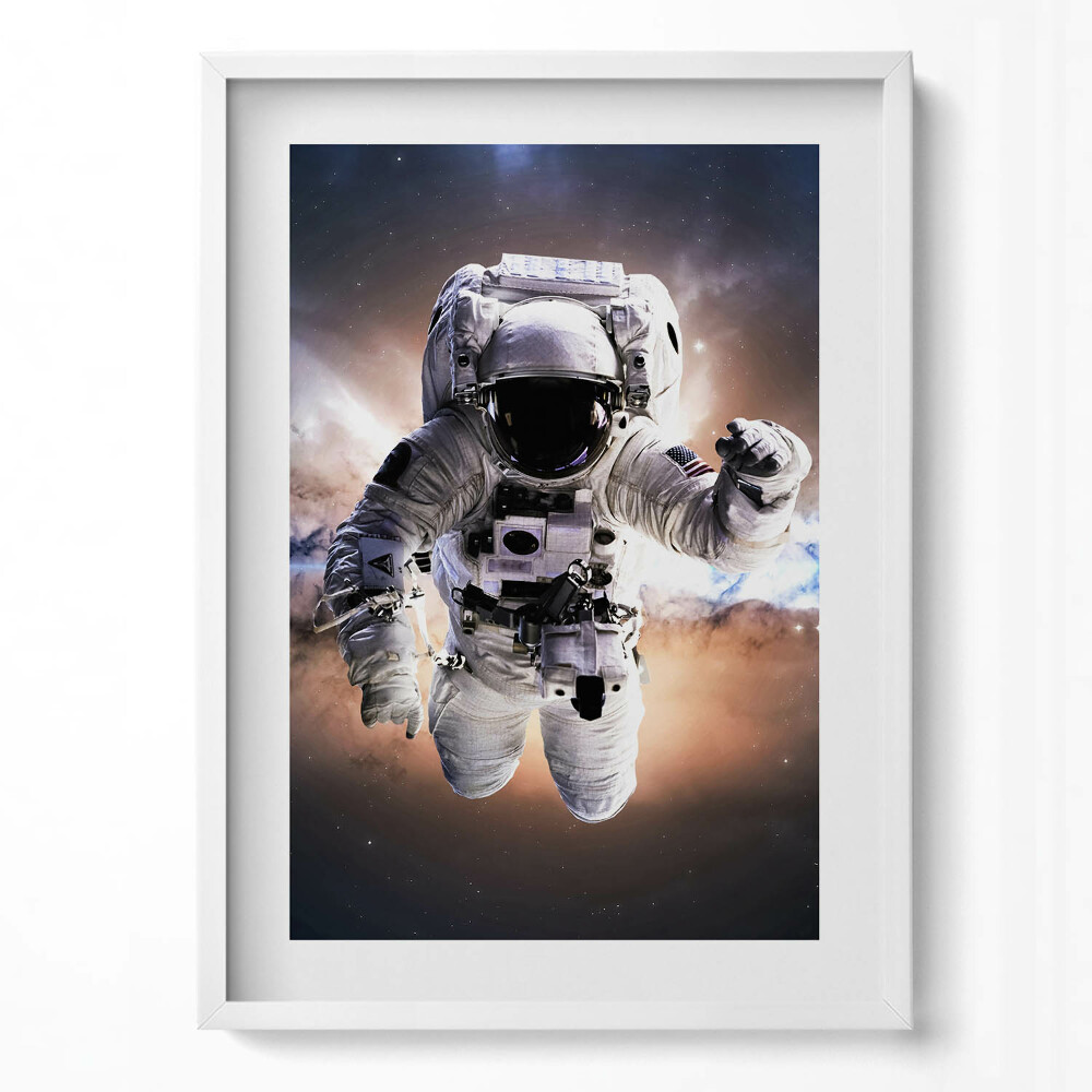 Tablou rama modern Astronautul în spațiu