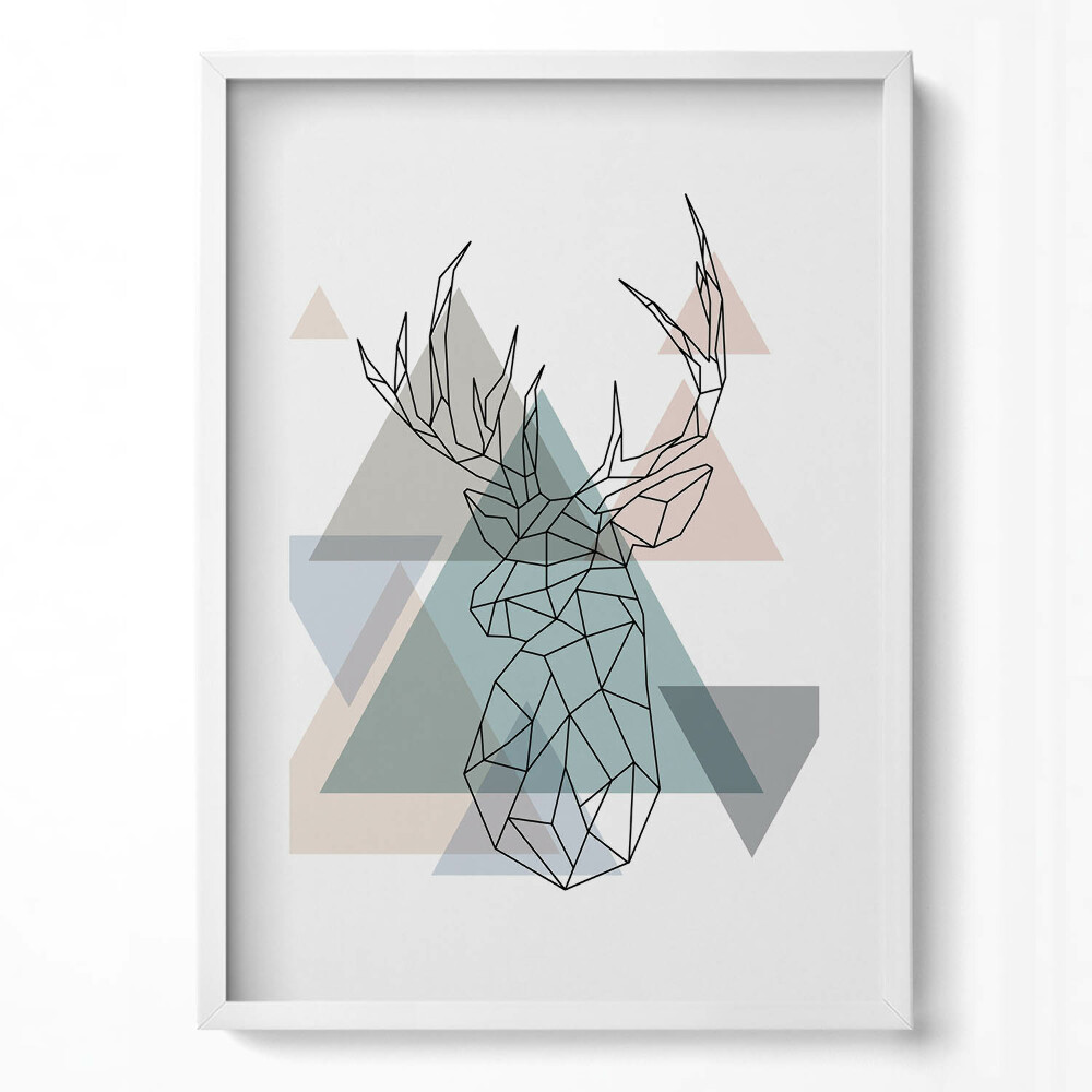 Tablou rama modern Ren geometric