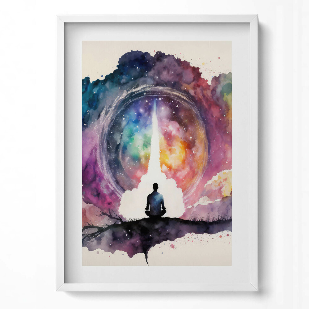 Tablou living cu rama modern Stil de viață meditativ