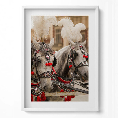 Tablou rama modern Cai frumoși în Cracovia