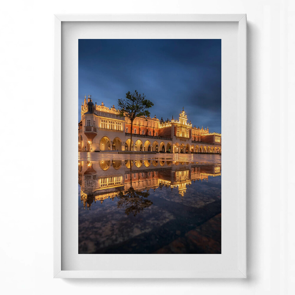 Tablou rama modern Piața Cracovia - Hala de pânză