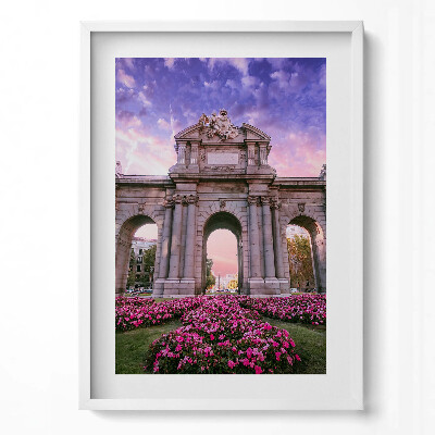 Tablou rama modern Uși Alcala Madrid Spania