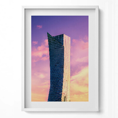 Tablou rama modern Zgârie-nori în Varșovia