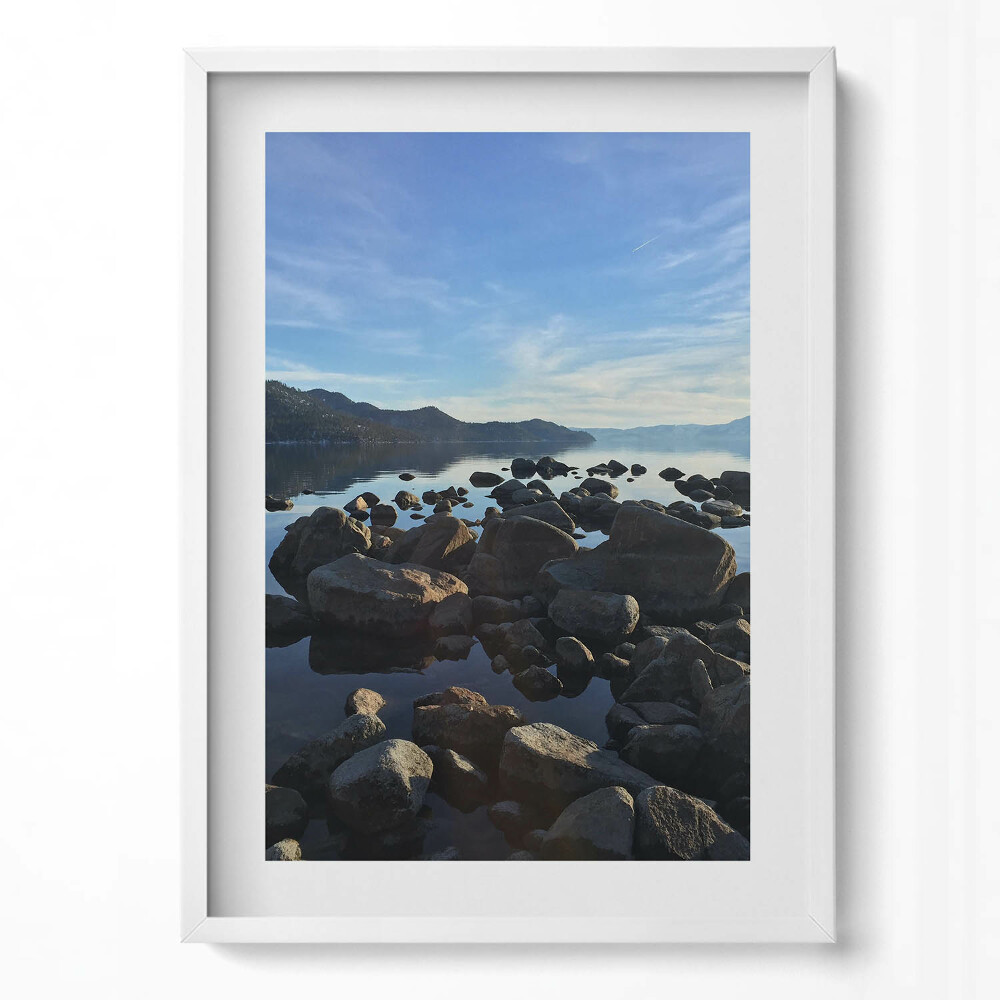 Tablou rama modern Pietre sub un cer înnorat