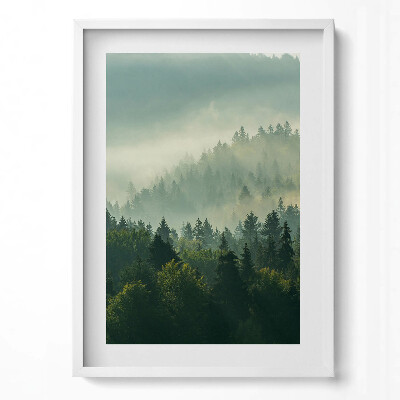 Tablou living cu rama modern Sunrise Beskids