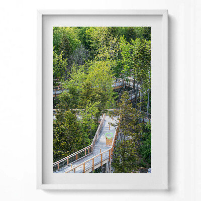 Tablou living cu rama modern Calea în Krynica Zdrój