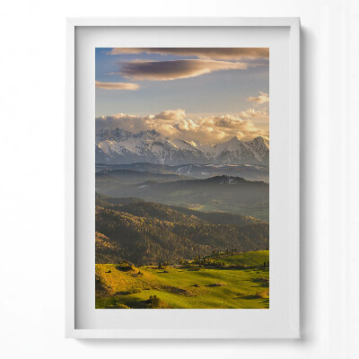 Tablou rama modern Pieniny Wysoki Wierch