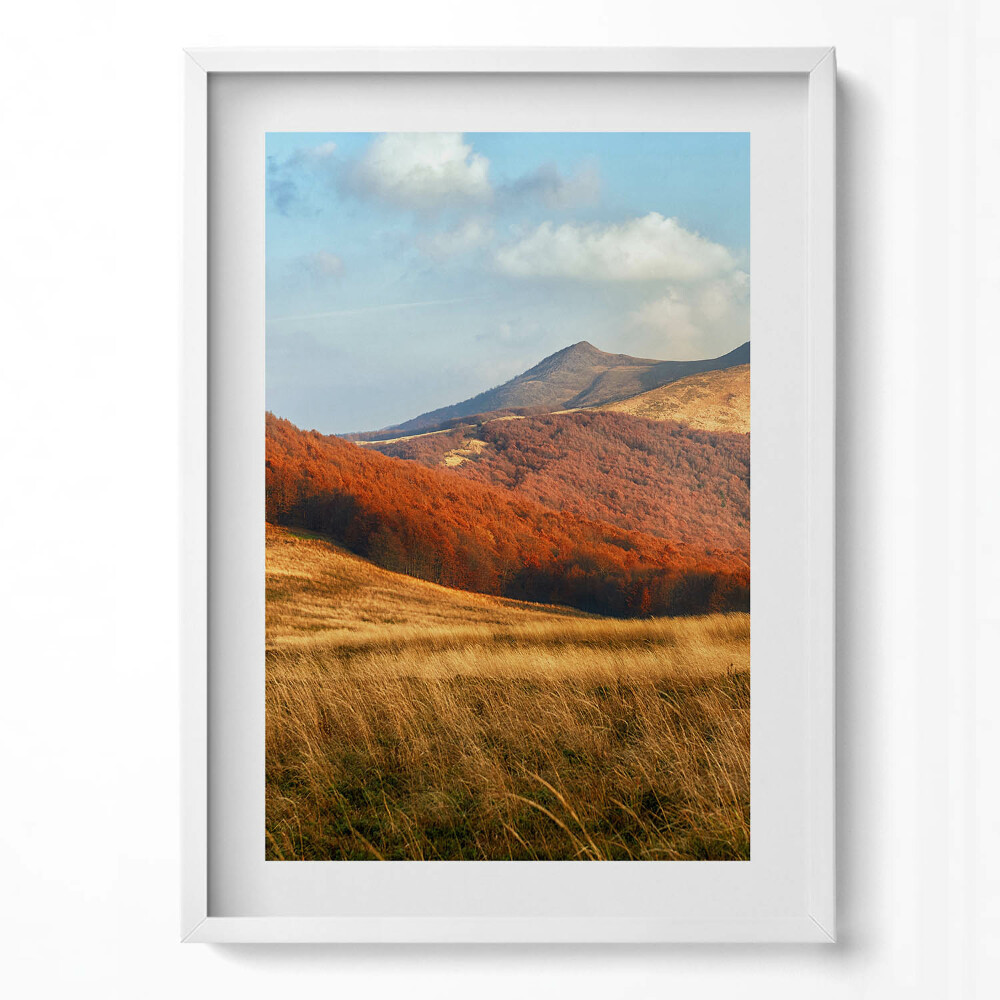 Tablou rama modern Peisaj montan în toamnă